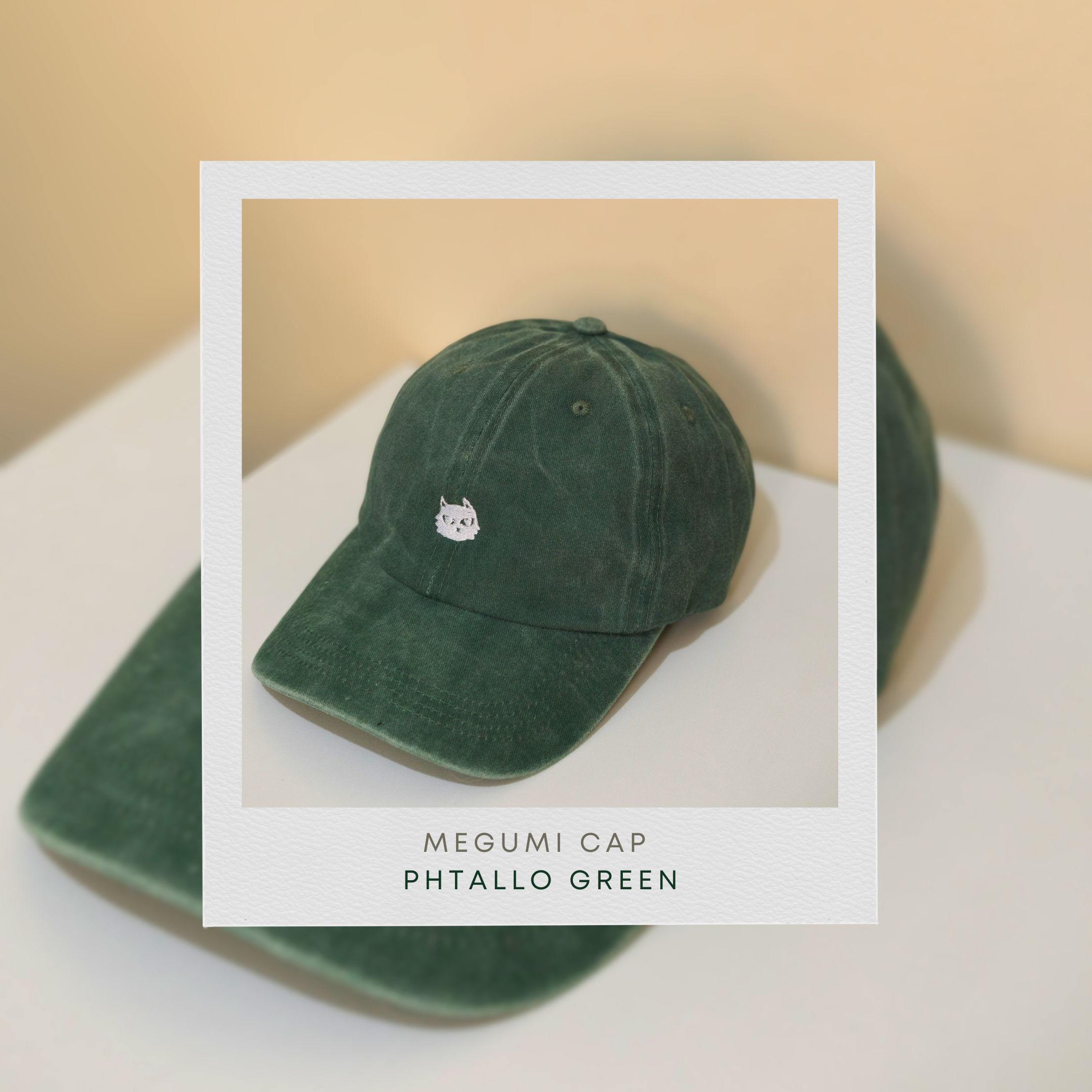 Megumi Cap – Phtalo Green