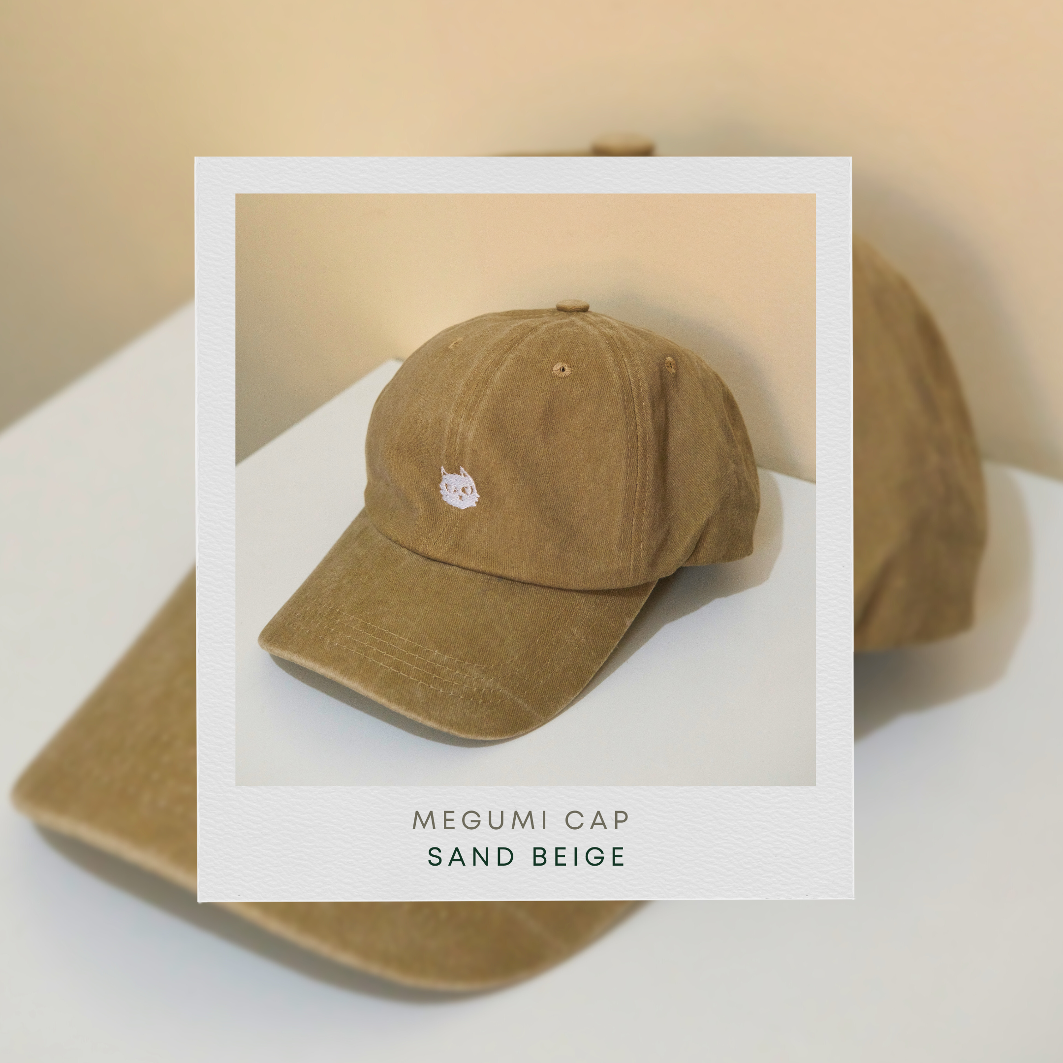Megumi Cap – Sand Beige