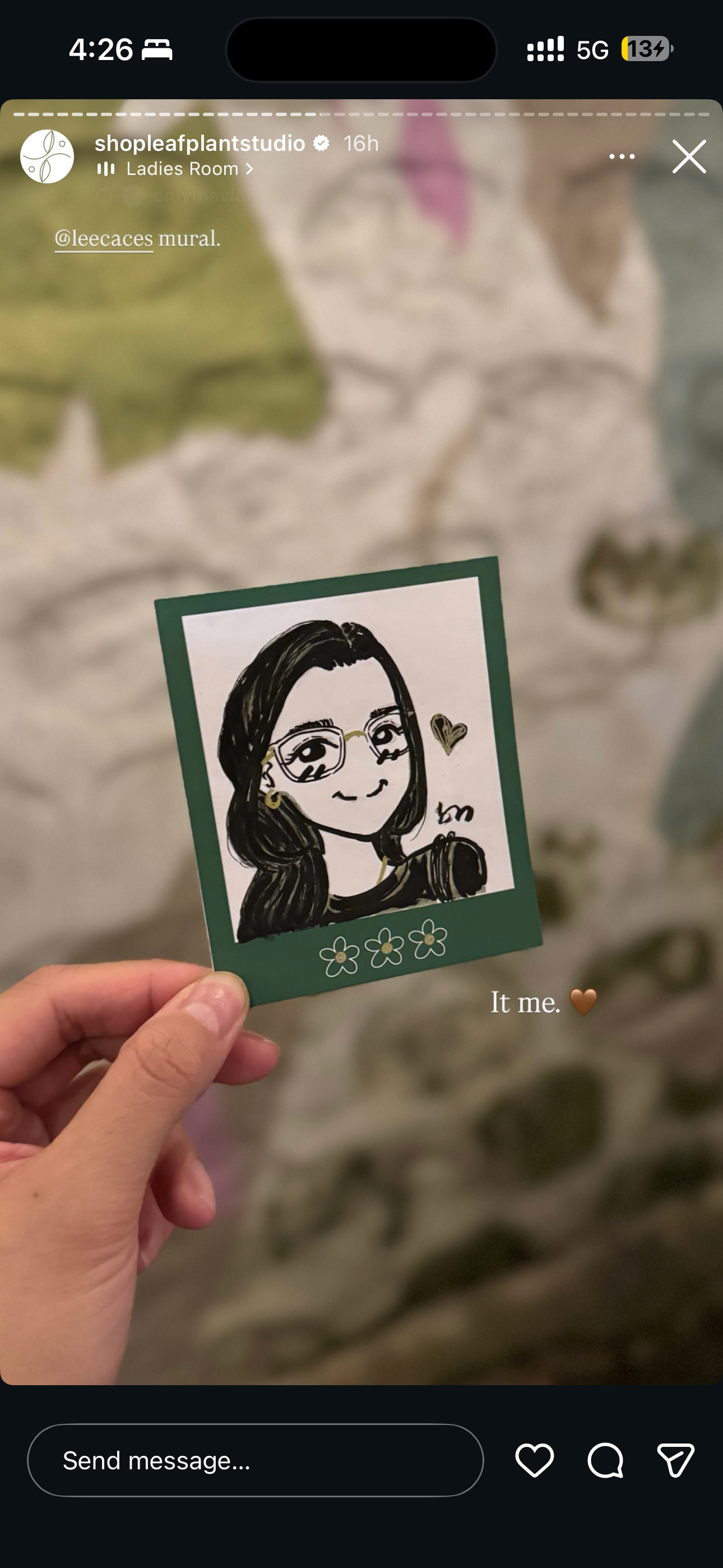 Hand Illustrated Portraits Polaroid: Custom Art Keepsakes - SOLO