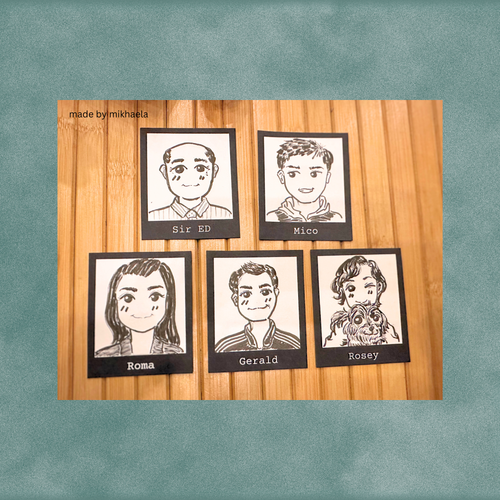 Hand Illustrated Portraits Polaroid: Custom Art Keepsakes - SOLO